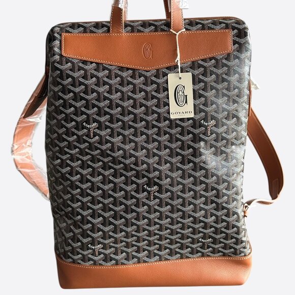 Goyard Black & Brown Cisalpin Backpack - Picture 1 of 7